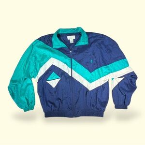 Bill Blass Teal and Navy Jacket